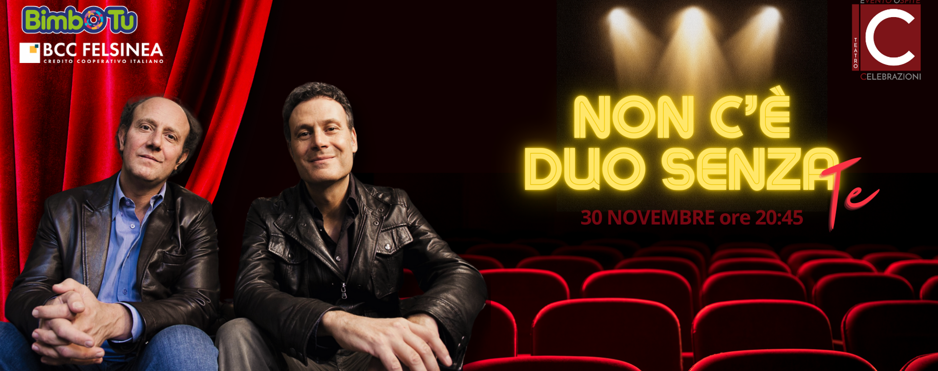 Non c'è Duo senza Te : Ale e Franz al Teatro Celebrazioni